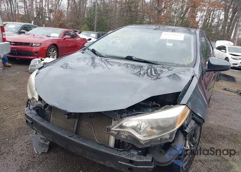 2015 Toyota Corolla Le из США, поврежденный, VIN 2T1BURHE0FC435679